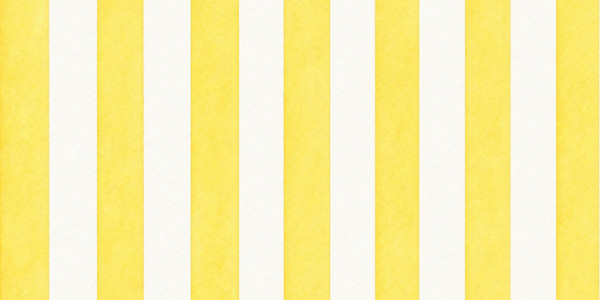 white and yellow striped wallpaper flat