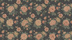 pink and green floral wallpaper flat repeat motif