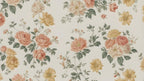 roses wallpaper flat repeat motif