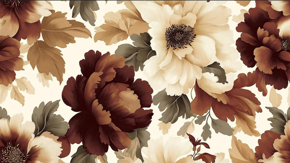 Giant Peony Wallpaper design