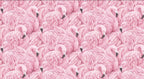 Art Deco Flamingo Wallpaper flat pattern design