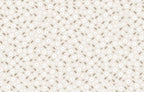 beige floral wallpaper flat repeat motif