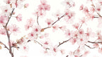 blossom wallpaper flat repeat motif