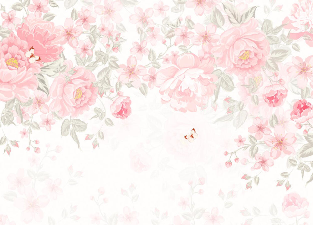 Pink Rose Wallpaper design