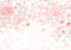 pink rose wallpaper flat repeat motif