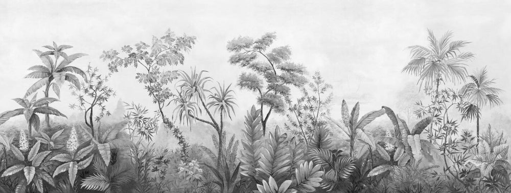 Scandi Leaf Wallpaper design