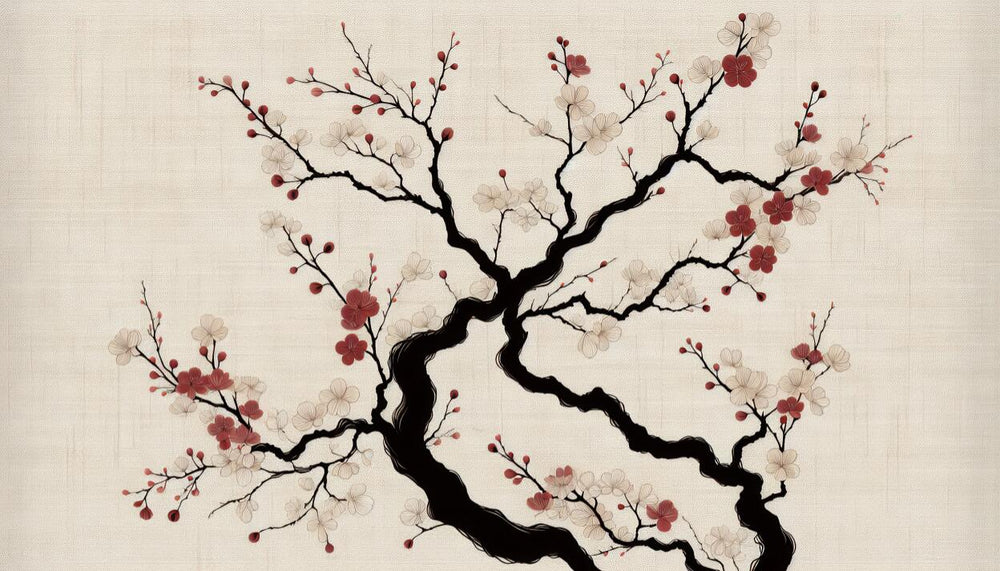 Japanese Cherry Blossom Wallpaper design