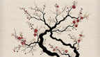 japanese cherry blossom wallpaper flat repeat motif