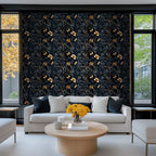 Floral Wallpaper Dark
