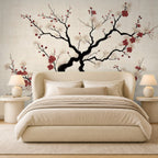 japanese cherry blossom wallpaper bedroom wall