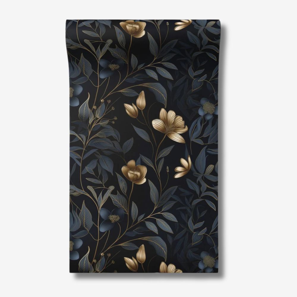 Floral Wallpaper Dark