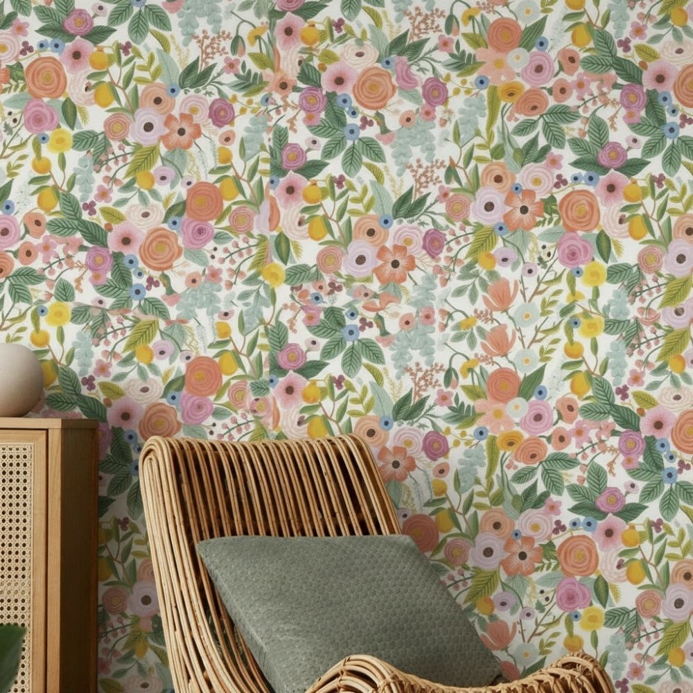 Bright Floral Wallpaper
