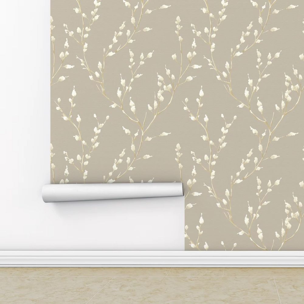 Green Floral Wallpaper