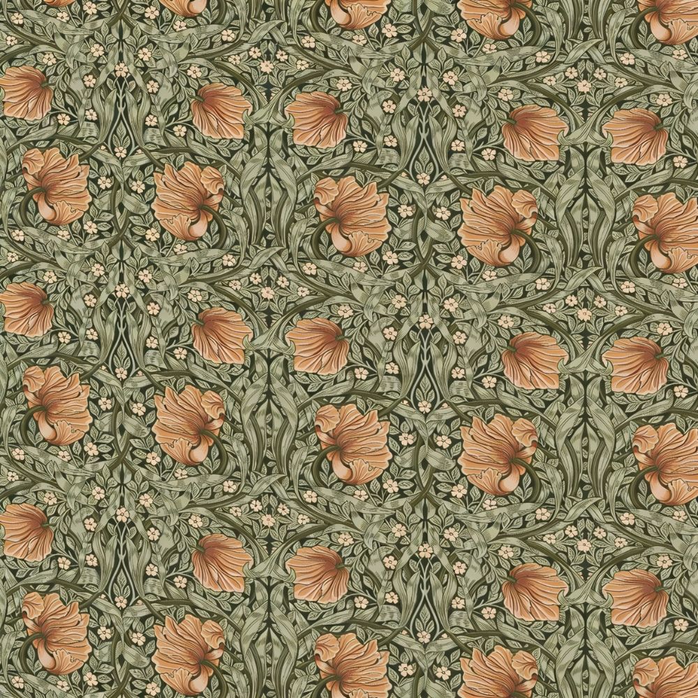 Retro Floral Wallpaper