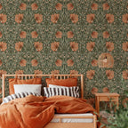 Retro Floral Wallpaper