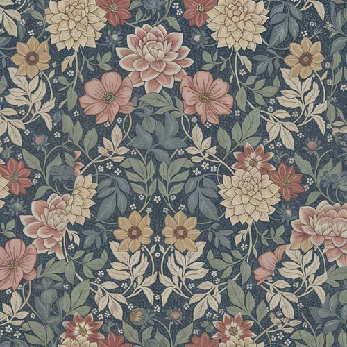 Antique Floral Wallpaper