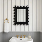 Black and White Striped Wallpaper
