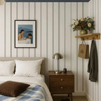 Black and White Striped Wallpaper