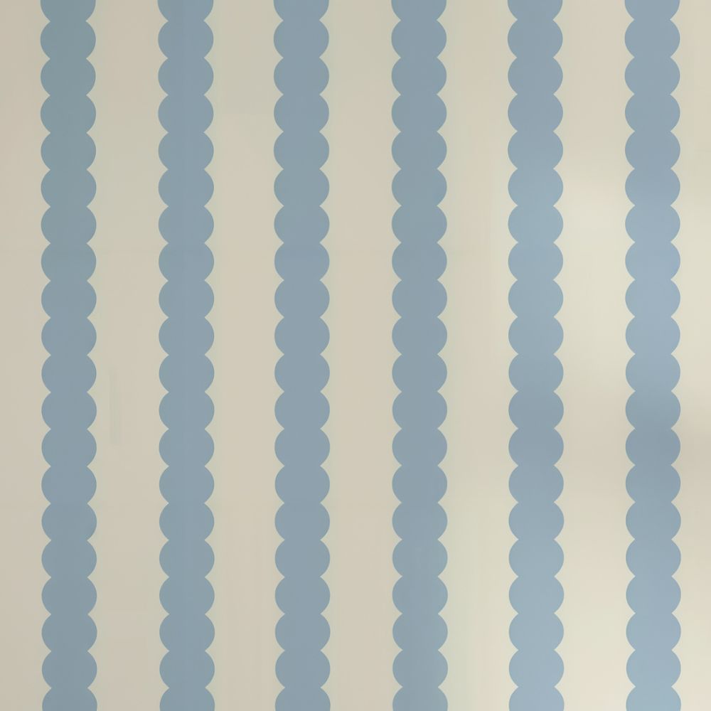 Blue Striped Wallpaper