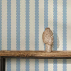 Blue Striped Wallpaper