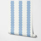 Blue Striped Wallpaper