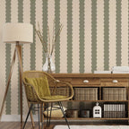 Green Stripe Wallpaper