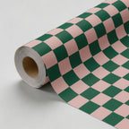 Pink and Green Wallpaper