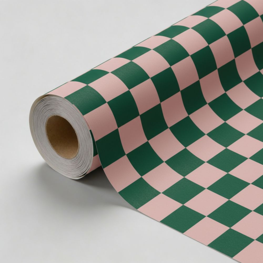 Pink and Green Wallpaper