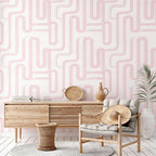 Pink and White Wallpaper