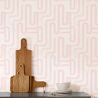 Pink and White Wallpaper