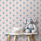 Pink and Blue Wallpaper