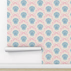 Pink and Blue Wallpaper