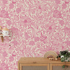 Pink Floral Wallpaper