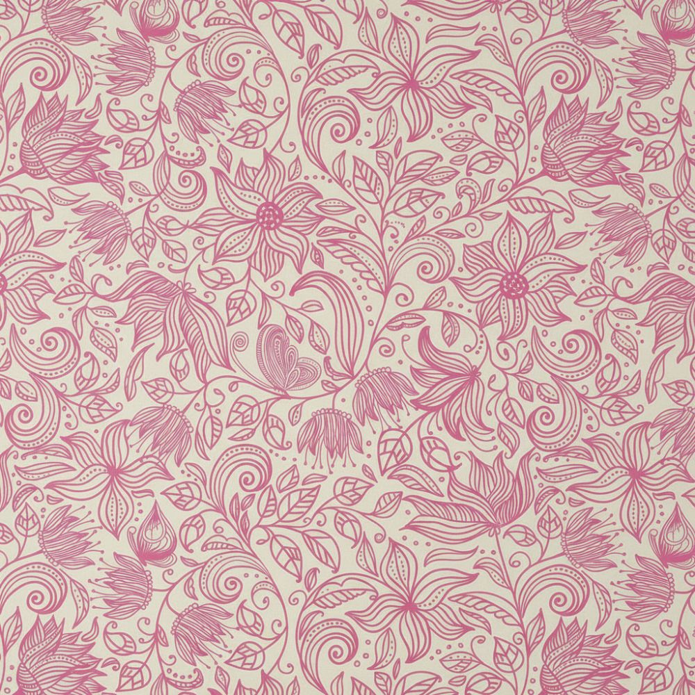 Pink Floral Wallpaper