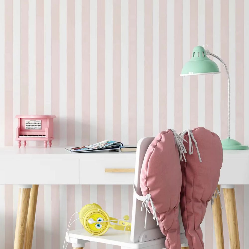 Pink Stripe Wallpaper