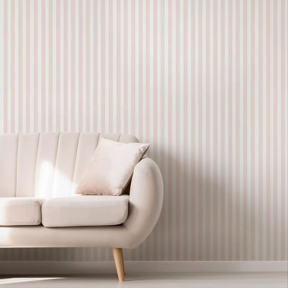 Pink Stripe Wallpaper