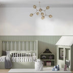 Sage Green Panel Wallpaper