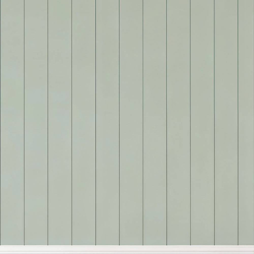 Sage Green Panel Wallpaper