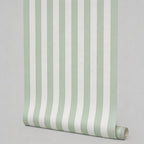 Sage Green and White Wallpaper