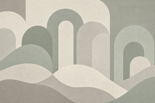 Abstract Sage green wallpaper flat design view