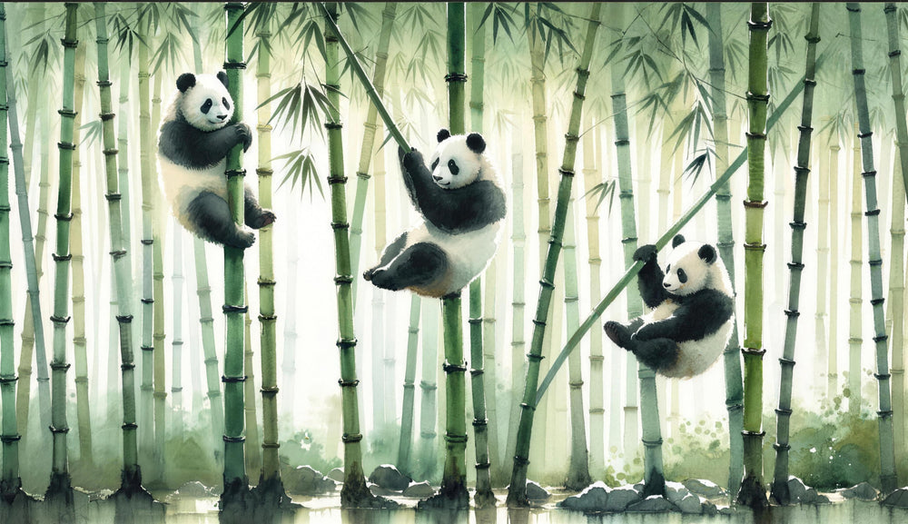 Bamboo Leaf Wallpaper design