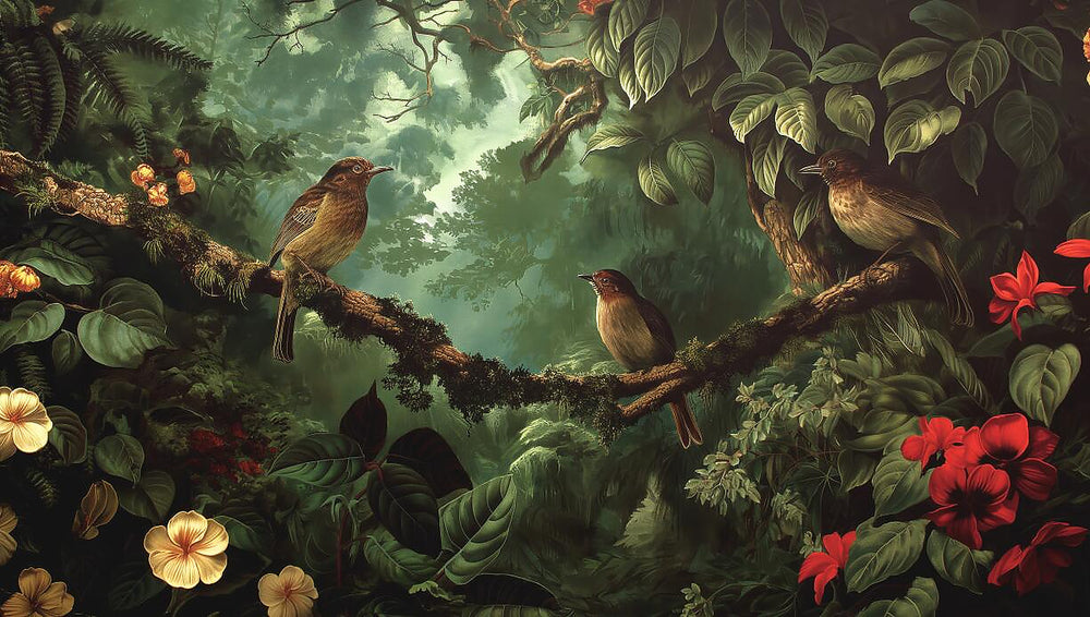 Beautiful Wallpaper of Birds design