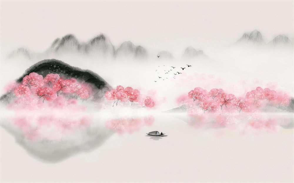 Cherry Blossom Tree Wallpaper design