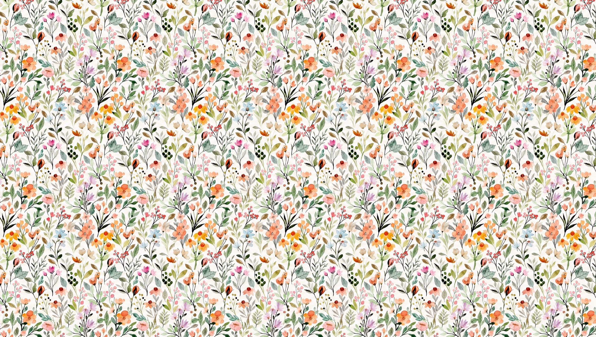 ditsy-floral-wallpaper flat pattern