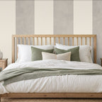 extra wide grey stripewallpaper room 2