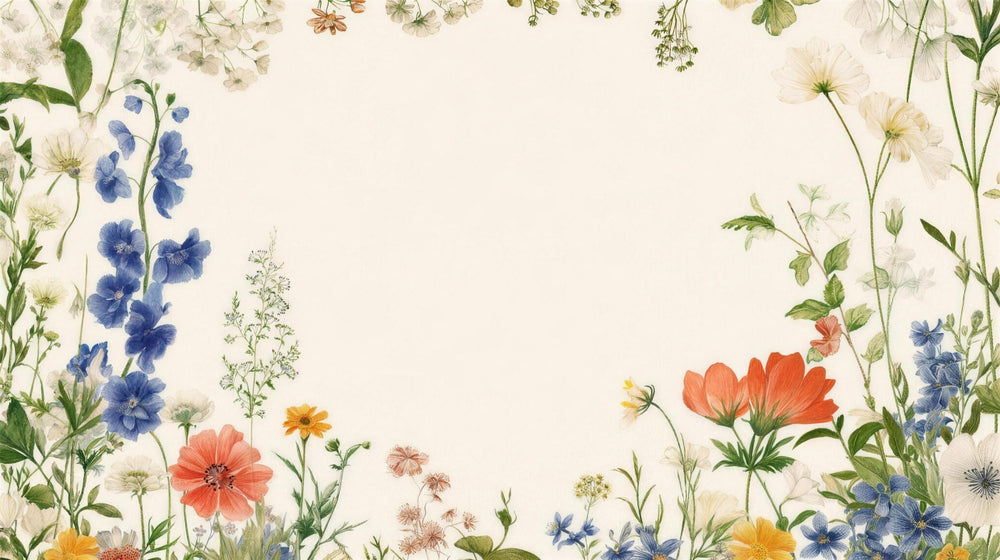 Floral Border Wallpaper design