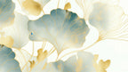 ginkgo leaf wallpaper pattern shown flat