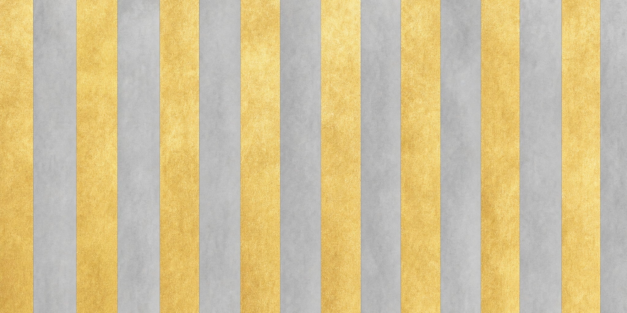 gold and grey stripe wallpaper flat