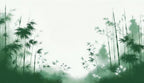 green leaf wallpaper border pattern shown flat