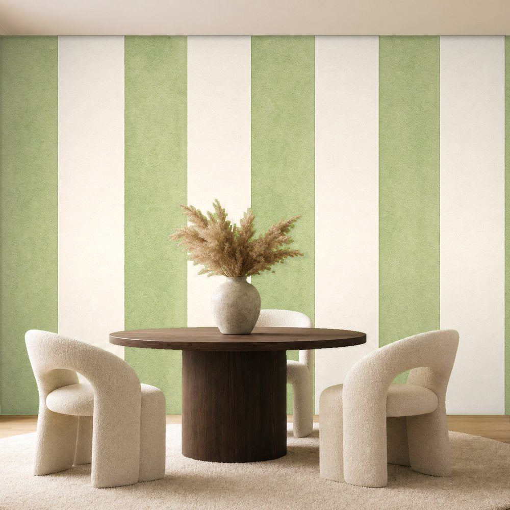 green stripe peel and stick wallpaper room